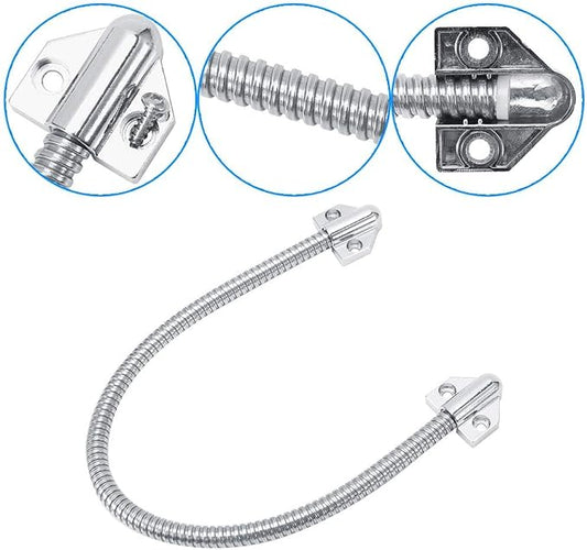 Door Loop 10mm Diameter 40cm Long Flexible Wire Protection for Access Control Systems, Smart Doorbells, Security Installations with Anti-Rust Material and Easy Installation