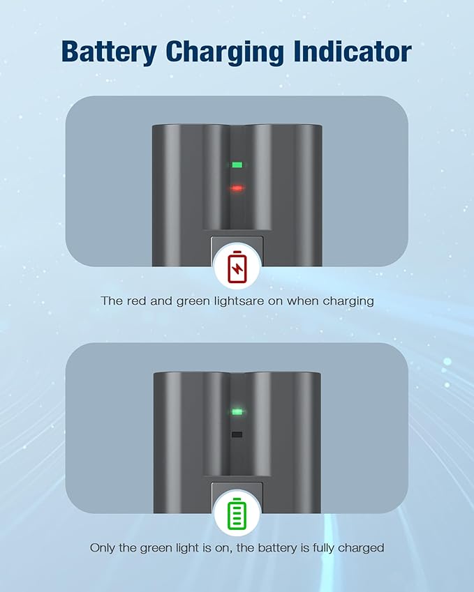 2-Pack 6040mAh Rechargeable Battery Compatible with Ring Doorbell Camera 2/3/4, Video Doorbell 3 Plus,Spotlight Cam and Stick Up Cam Battery (2nd & 3rd Gen)