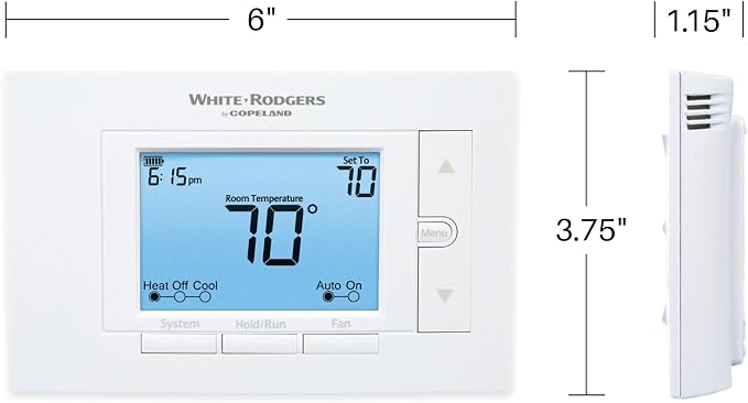White-Rodgers 80 Series, Programmable, Universal Thermostat, 1F85U-42PR