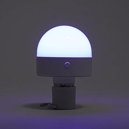 E26/E27 Rechargeable 3 Color Light Bulb with Remote Control & 30/60/120 Minutes Timer, 2000mAh Backup Bulb for Sconces and Lamps, 5W E26 Detachable Charging for Non-Hardwired Fixture, Dimmer