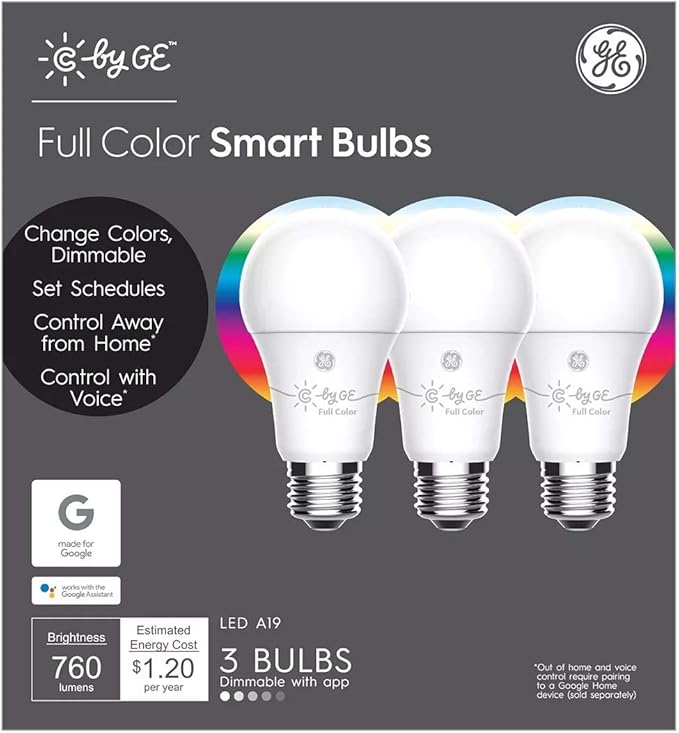 UPGRADE YOUR SMART HOME WITH SMART LIGHTS AND ALEXA Light bulbs from C by GE paired with a C by GE smart plug enables out of home app control for your devices.