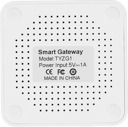 Smart Home Hub Gateway with 2.4GHz WiFi Connectivity and Type C Power Interface, Compatible with Zigbee and Bluetooth Devices - Supports Local Scene Linkage and Up to 100