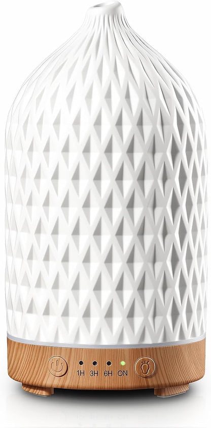 Gooamp 200ML Ceramic Essential Oil Diffuser for Home, Stone Diffuser