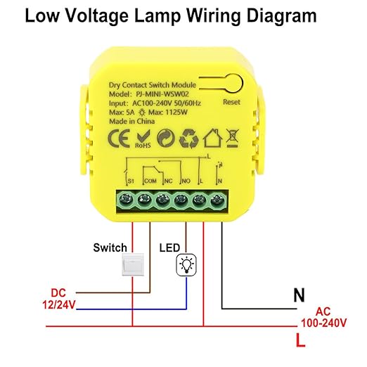 Generic APP Control Smart Relay Switch Module Schedule Timing Voice Control for Light, ABS Material