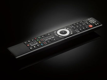One for All URC7880 Universal Smart Remote Control up to 8 Devices with Free Setup App - Easy Learning Feature - Infrared Connectivity Technology and 3 Shortcut App Keys – Black