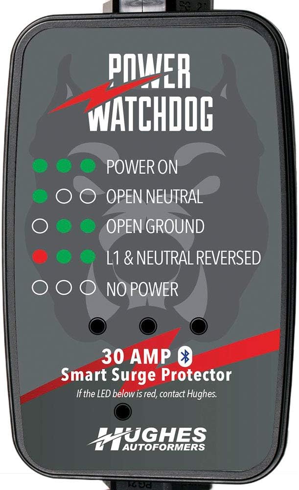 Power Watchdog PWD30 Bluetooth Surge Protector, 30A, Portable, 14 Inch