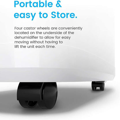 Pro Breeze 50 Pint Dehumidifier - 3,500 4,000 Sq Ft Dehumidifiers for Home Large Room Basements with Humidity Sensor, Auto Shut Off, Continuous Drainage Hose, Removes Moisture, Ideal for Basement