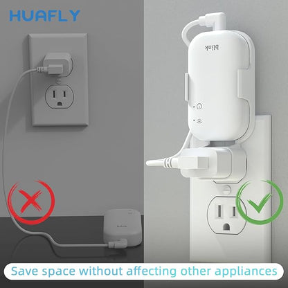 Huafly Outlet Wall Mount for Blink Sync Module Core, Outdoor&Indoor Blink Sync Module Mount No Drilling No Messy
