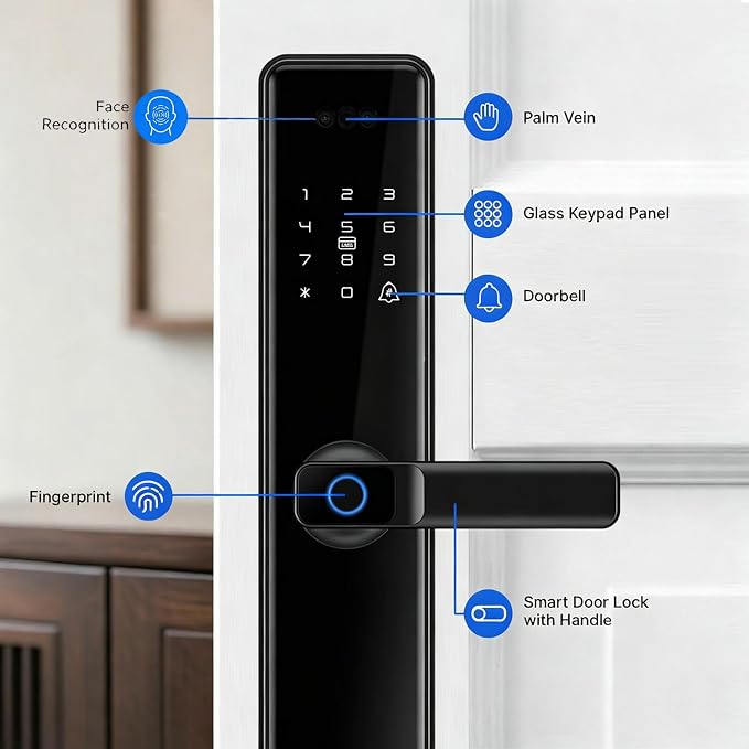 Sophies 3D Face Recognition Smart Door Lock
