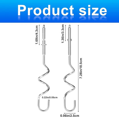 2pcs Hand Mixer Beaters Attachments Compatible with MX600B MX3200B MX1500W | Hand Mixer Beaters Attachments Compatible with MX Series Electric Hand Mixers for Cooking and Baking