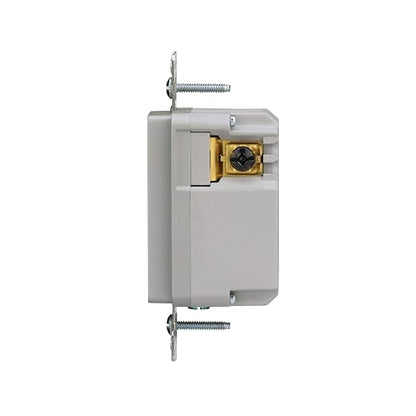 Eaton EWFTRCR15-SG-BX-L Wi-Fi Smart Receptacle Works with Hey Google and Alexa, Silver Granite