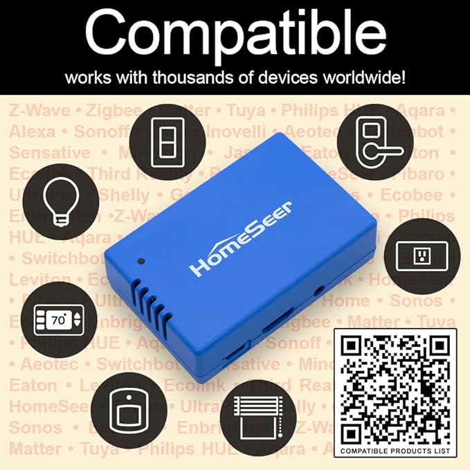 HomeSeer Smart Home Hub (HomeTroller Pi G8), Locally Managed Automations, Built-In 800 Series Z-Wave Long Range Radio, Compatible with Thousands of Smart Home Products