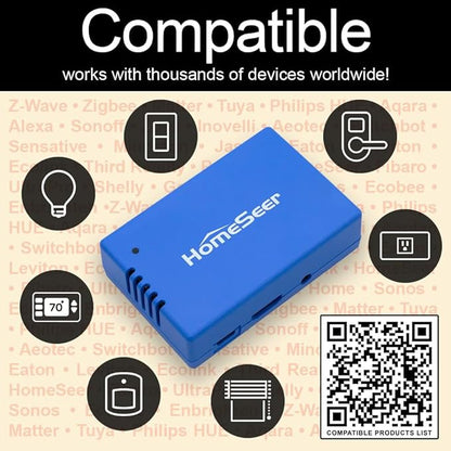 HomeSeer Smart Home Hub (HomeTroller Pi G8), Locally Managed Automations, Built-In 800 Series Z-Wave Long Range Radio, Compatible with Thousands of Smart Home Products