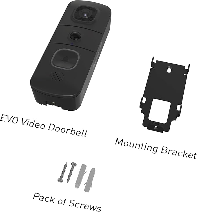 Swann Evo Wireless Video Doorbell Black