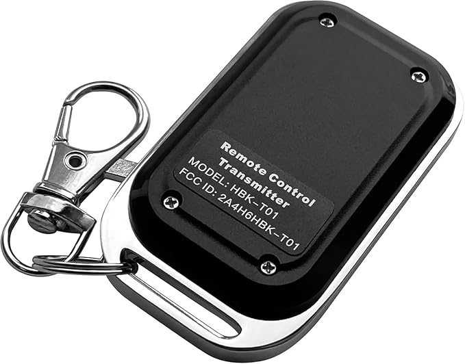 UHPPOTE 1-Button RF Wireless Remote Control Transmitter Key Fob Replacement | 433.92MHz, Fixed Code for Access Control System