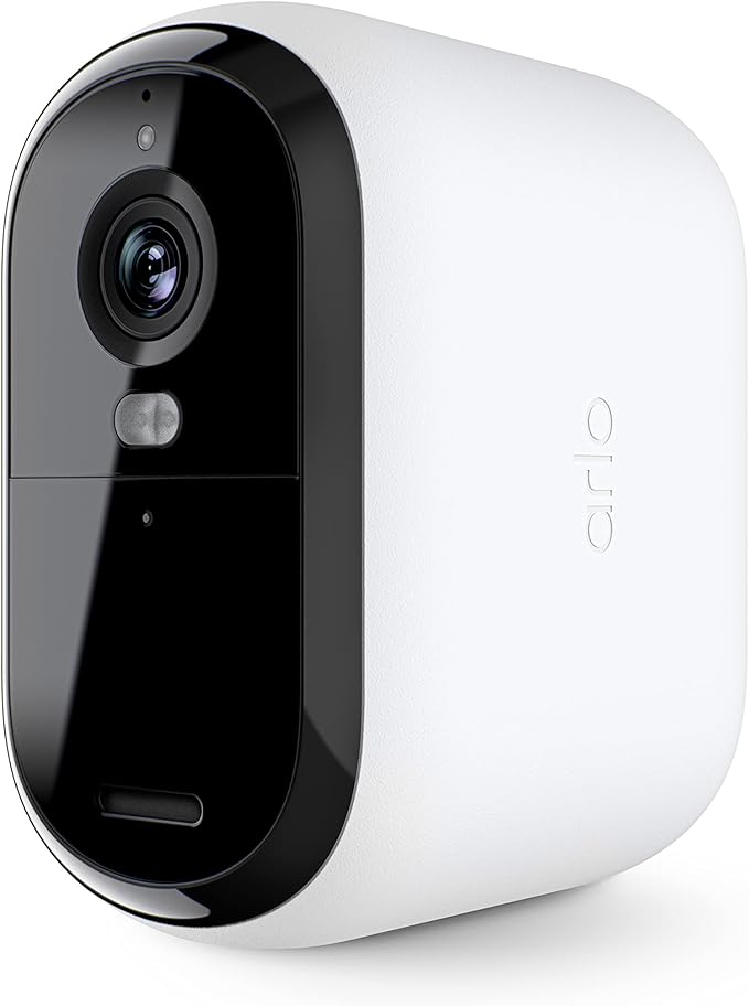 Arlo VMC3052-100NAR Essential 2nd Gen 2K XL Single Cam, White - Certified Refurbished