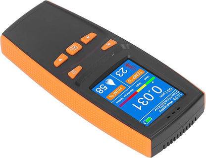 Meter Detector, 2.8 inch LCD Display Air Detector Handheld Air Quality Pollution Monitor Portable Analyzer USBOzone Concentration Tester for Home Industry Indoor Outdoor