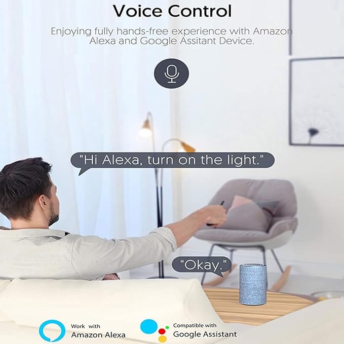 Smart Relay Switch Module, Zigbee WiFi Wireless Garage Door Opener 1CH AC/DC 7-32V/USB 5V Remote Control Switch Dry Contact Momentry Switch Compatible with Alexa and Google Home, White