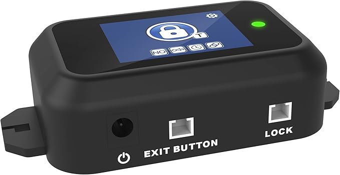 UHPPOTE Wireless RF Remote Control 2.4GHz WiFi w/ 2-inch Touch Screen for Door Entry Access Control Lock