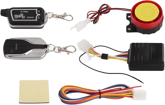 Motorcycle Alarm,Alarmanlage Und Fernstart,Motorcycle Two Way Alarm System Vibration Sound Alert LCD Remote Control Anti Theft Robbery Energy Saving,Alarm System