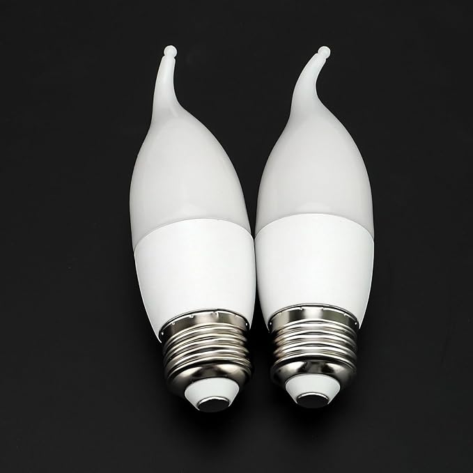 Bestview LED Flame Effect Light Bulbs,3 Modes Smart E26 Chandelier Base Flickering Candle Fire Light Bulb for Halloween, Christmas, Party, Porch, Indoor&Outdoor Home Decoration (6 Pack)