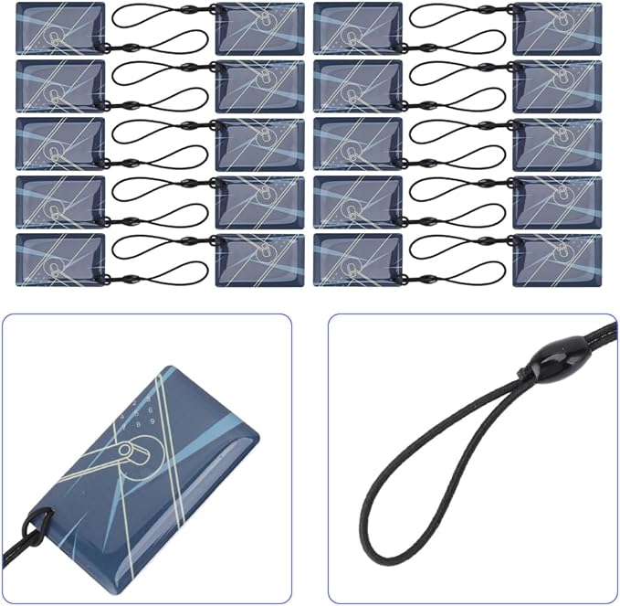 Smart IC Cards, Door Lock Keyless Entry Card 13.56MHz Key Fobs RFID for TTLock Deadbolt Highly Sensitive Induction Intelligent Proximity Contactless Fingerprint Universal Compatibility 20PCS