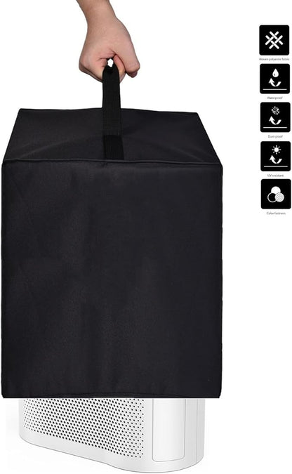 Dust Cover for Air Purifiers - Compatible with MORENTO HY4866 Air Purifiers/MK04 Air Purifiers/AMEIFU sferf-30 Air Purifiers (Black)