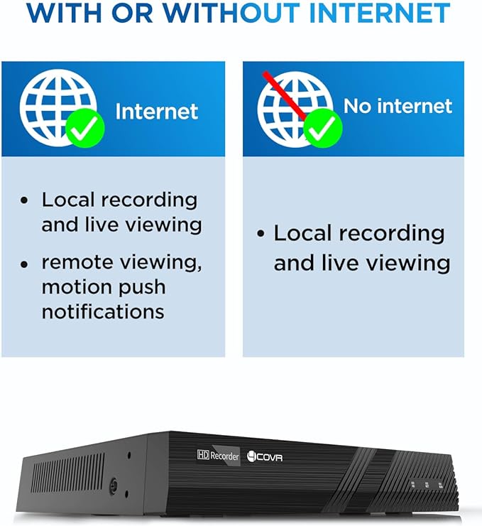 4COVR 12MP Security Camera System PoE for Business, 2-Way Audio Talk, Person Vehicle Detection & Smart Color Night Vision, 16 Channel NVR 4TB HDD, 8Pcs 12MP Wired IP Bullet Cameras IP67, LY37EYAM1608