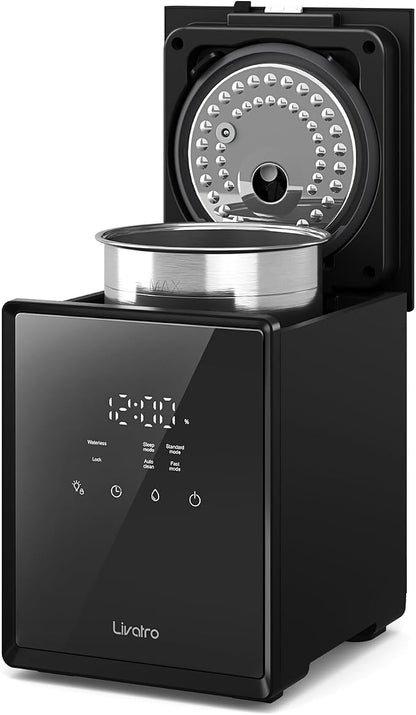 Livatro 3L Stainless Steel Humidifiers for bedroom with Warm Mist Steam