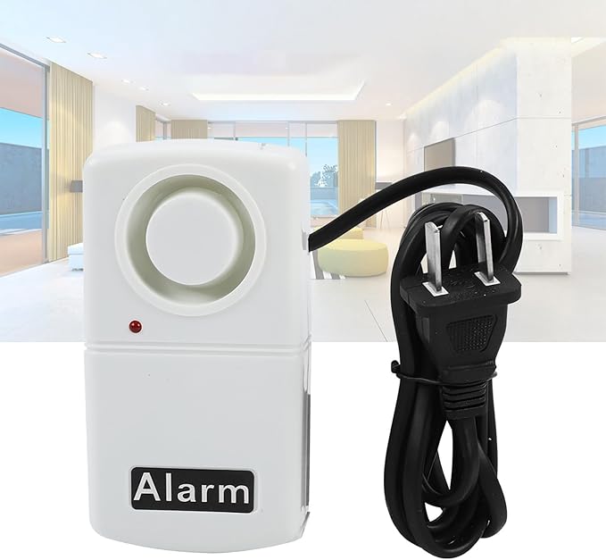 Automatic Power Cut Failure Alerter, LED Flash Indicator 120dB Smart Warning Siren 220V