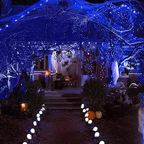 Connectable 88Ft 240LED Christmas String Lights Outdoor Indoor, Blue