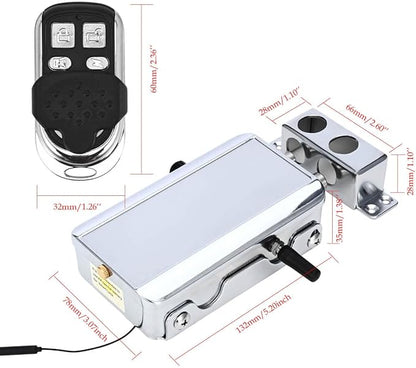 Electronic Deadbolt Anti-Theft Smart Hidden Door Lock with Remote Control and Smartphone App Access