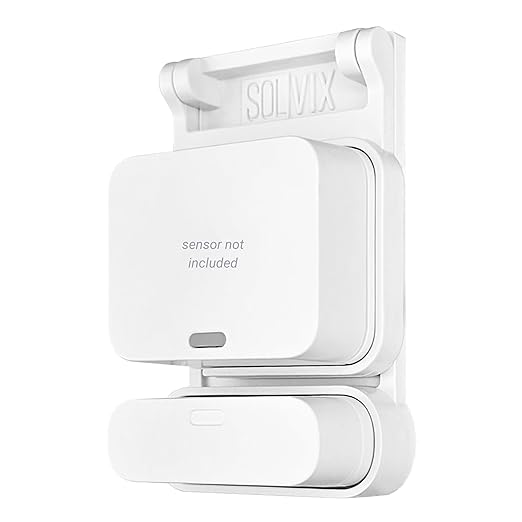 Garage Door Bracket for SimpliSafe Alarm Entry Sensors - Sensor Not Included - Easy Installation Garage Door Security Accessory (1 Pack)