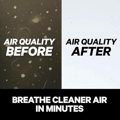 PuroAir 130 HEPA Air Purifiers for Home Pets - Covers Up To 600 Sq Ft - Filters Up To 99.9% of Pollutants, Smoke, Pollen, Dust - Quiet HEPA Air Filter - Air Purifiers for Bedroom