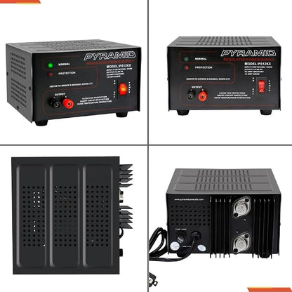 Pyramid Bench Power Supply | AC-to-DC Power Converter | 10 Amp Power Supply (PS12KX)