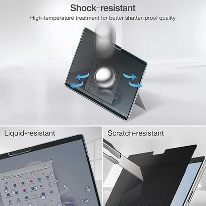 ProCase Microsoft Surface Pro 11/10/ 9 13 inch Privacy Screen Protector, Anti-Spy Tempered Glass Ultra Thin Tinted Screen Film Guard for 13.0 inch Surface Pro 11/10/ 9 2024 2022 Release