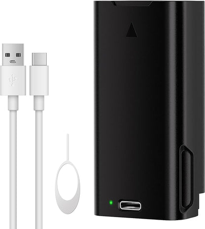 Fulpower 1-Pack 7000mAh High Capacity Rechargeable Battery Compatible with eufy Security Video Doorbell E340, Quick-Release Design, with USB-C Charging Cable