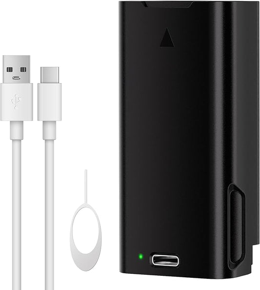 Fulpower 1-Pack 7000mAh High Capacity Rechargeable Battery Compatible with eufy Security Video Doorbell E340, Quick-Release Design, with USB-C Charging Cable