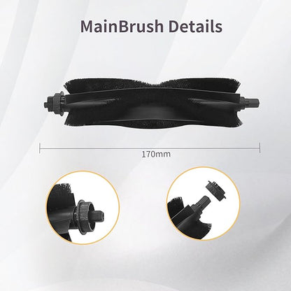 Accessories Replacement for eufy L60 L50 Robot Vacuum Accessories Mainbrush,2X Filters,2X dust Bags,4X sidebrushes