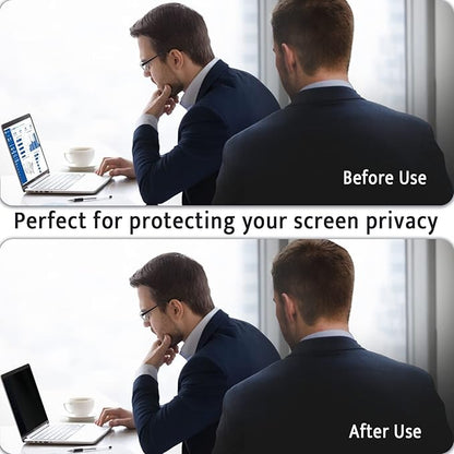 Peslv Magnetic Privacy Screen for MacBook Pro 15 Inch (2016-2019), Removable Anti Blue Light Glare Peep Filter Black out Screen Protector for Mac 15In Laptop Model (A1707, A1990)