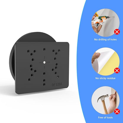 Magnetic Mount Compatible with eufy Security Solocam S340/E30/E42/4G LTE Cam S330/ E330 (Professional) Camera (Black)