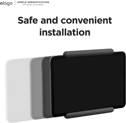 elago Home Hub Mount for iPad mini/Air/Pro | [DGY] [iPad Wall Mount] [Homekit Mount] [Easy Installation] [Scratch-Free] [Cable Management Included] (Dark Gray)