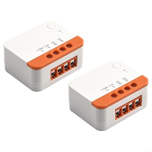 for SONOFF ZBMINI-L2 for ZIGBEE 3.0 Smart Switch Two-Way Relay Module No Neutral Wire Required Voice Control Timer Scene for DIY Home Automation 100-240V(2PCS)