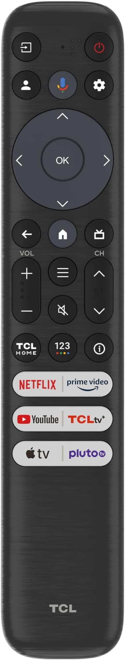 TCL New RC813 for TCL TV Replacement Remote for TCL-Google-TV-Remote Control, Compatible with FHD HDR LED QLED 4K UHD Smart TVs S3/S4/S5/Q5/Q6/Q7/QM7/QM8 Series