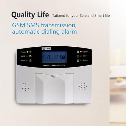 Alarm System, Sunydog GSM Alarm System Tuya Smart Home Security Alarm System with LCD Display, Support Two-Way Voice Intercom