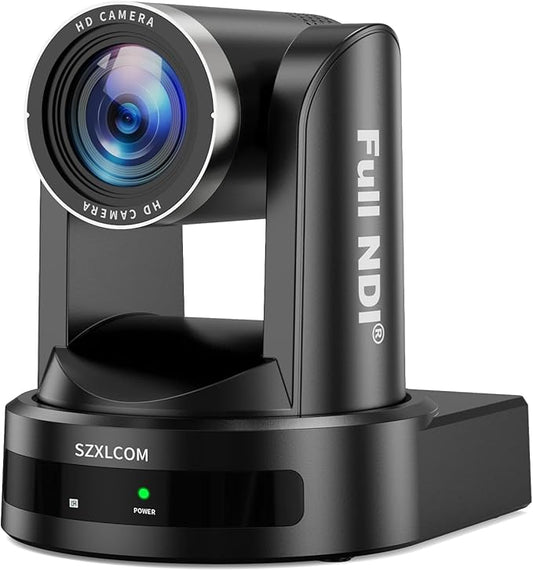 Full NDI Camera 20X Optical Zoom PTZ Camera with HDMI/SDI/USB3.0/POE IP HD 1080p60 for Live Streaming,Video Conferencing and Church Events, Compatible with vMix/Zoom/OBS(Full NDI Non-HX2 HX3)