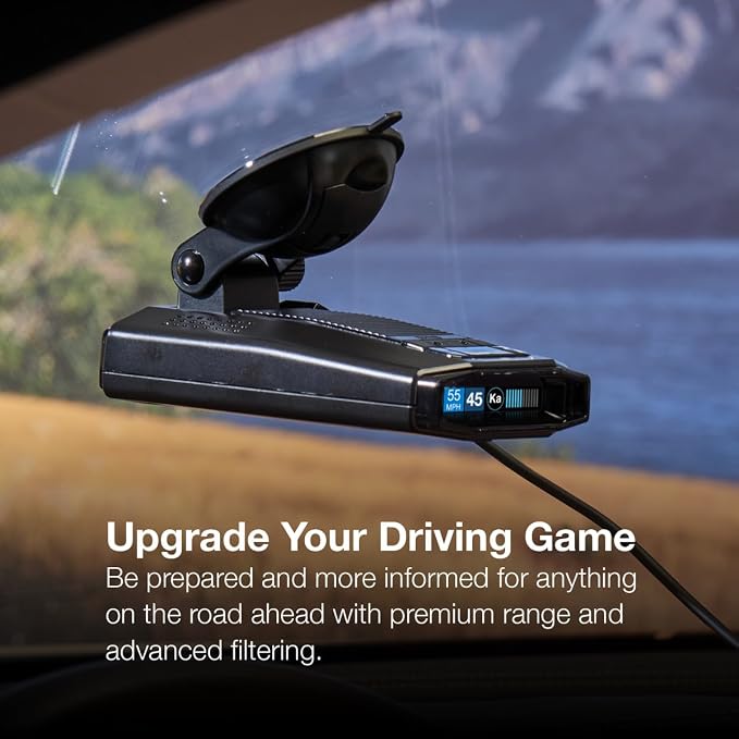 Escort MAX 3 Laser Radar Detector, Bluetooth Connectivity, Premium Range