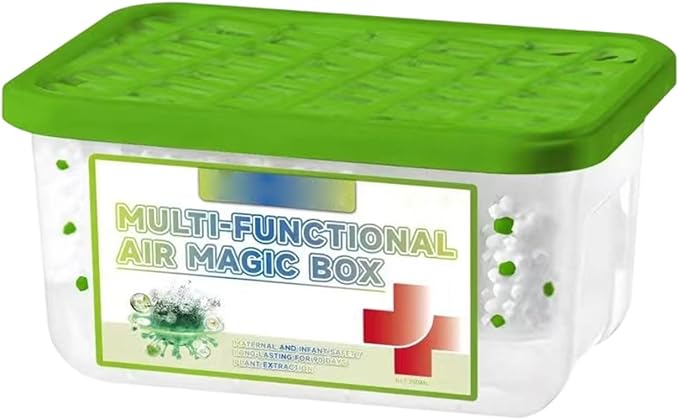 Multi-Functional Air Magic Box, Dust-Proof Case for Air Purification and Dust Removal, Compact Design for Living Room and Bedroom, 5.12 Inches