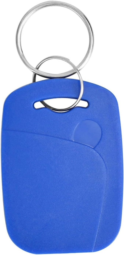 13.56MHZ RFID Key Fobs for Door Access RFID Tags IC Key Fob Programmable IC Card Keychain Pack of 100