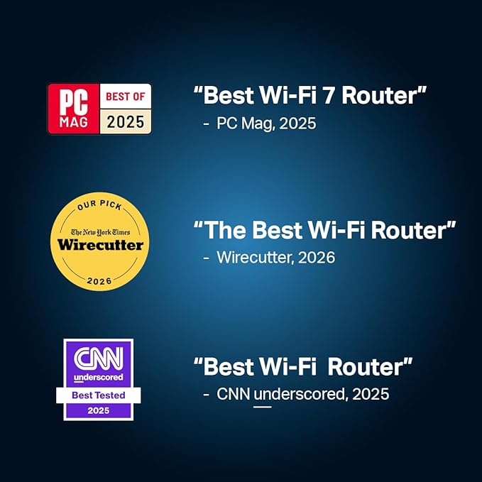 TP-Link Dual-Band BE3600 Wi-Fi 7 Router Archer BE230 | 4-Stream | 2×2.5G + 3×1G Ports, USB 3.0, 2.0 GHz Quad Core, 4 Antennas | VPN, EasyMesh, HomeShield, MLO, Private IOT | Free Expert Support